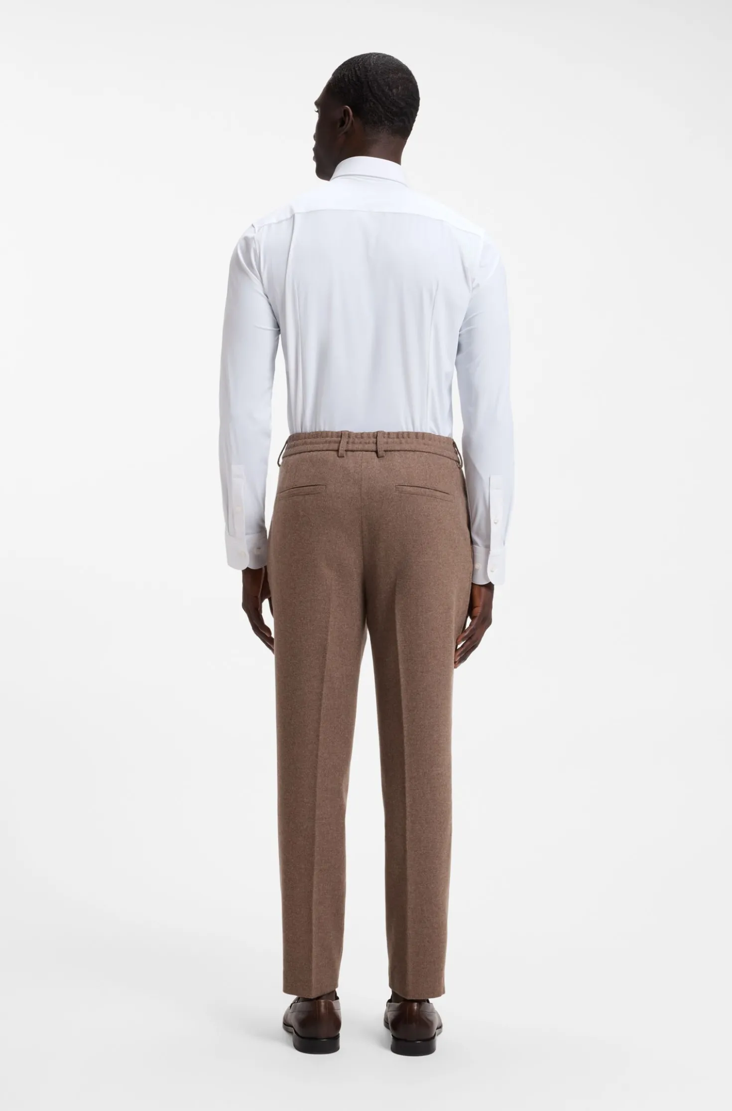 Slim-Fit Hemd aus Performance-Stretch-Jersey