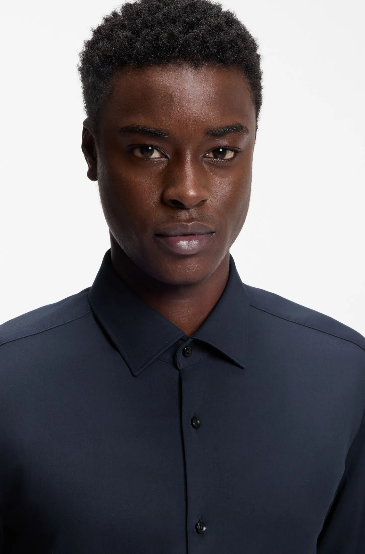 Slim-Fit Hemd aus Stretch-Twill