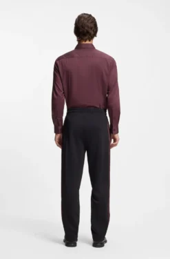 Slim-Fit Hemd aus Stretch-Twill