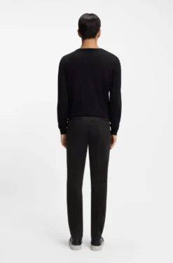 Slim-Fit Hose aus Baumwoll-Mix mit Kaschmir- und Elasthan-Anteil