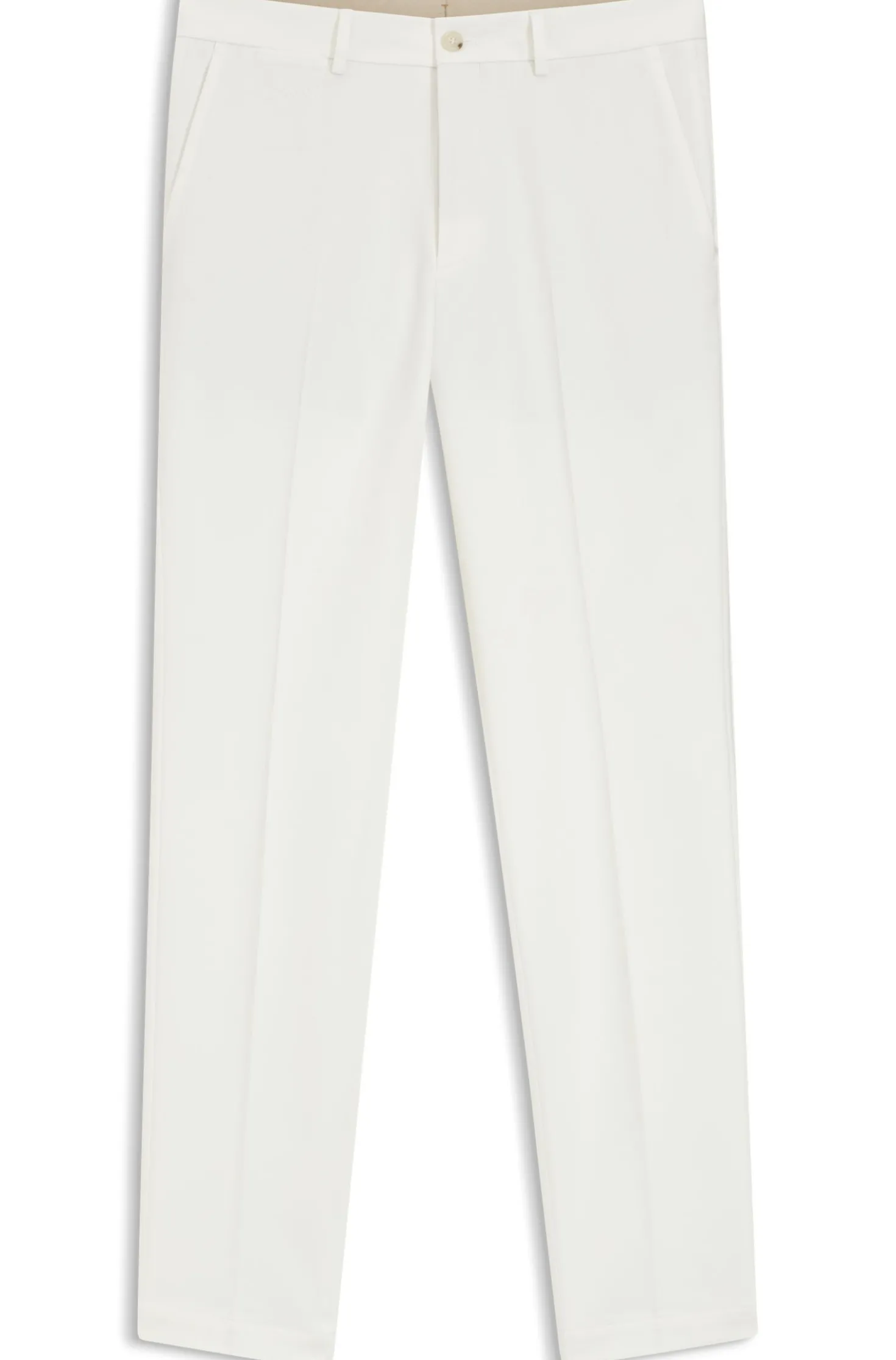 Slim-Fit Hose aus Baumwoll-Mix mit Kaschmir- und Elasthan-Anteil
