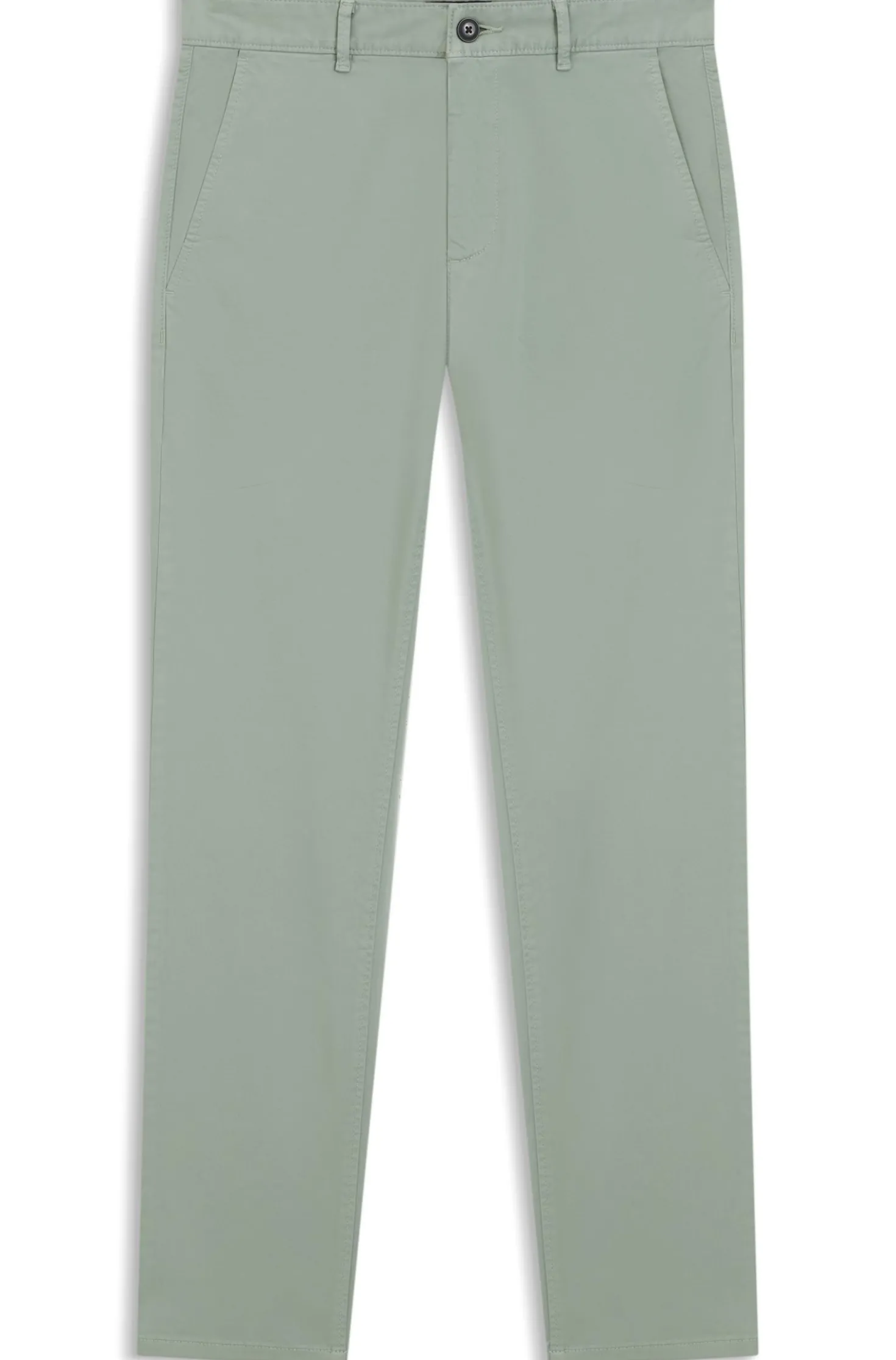 Slim-Fit Hose aus überfärbtem elastischem Satin