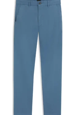 Slim-Fit Hose aus überfärbtem elastischem Satin