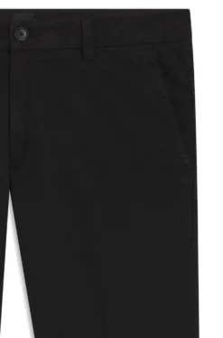 Slim-Fit Hose aus elastischer Baumwoll-Gabardine