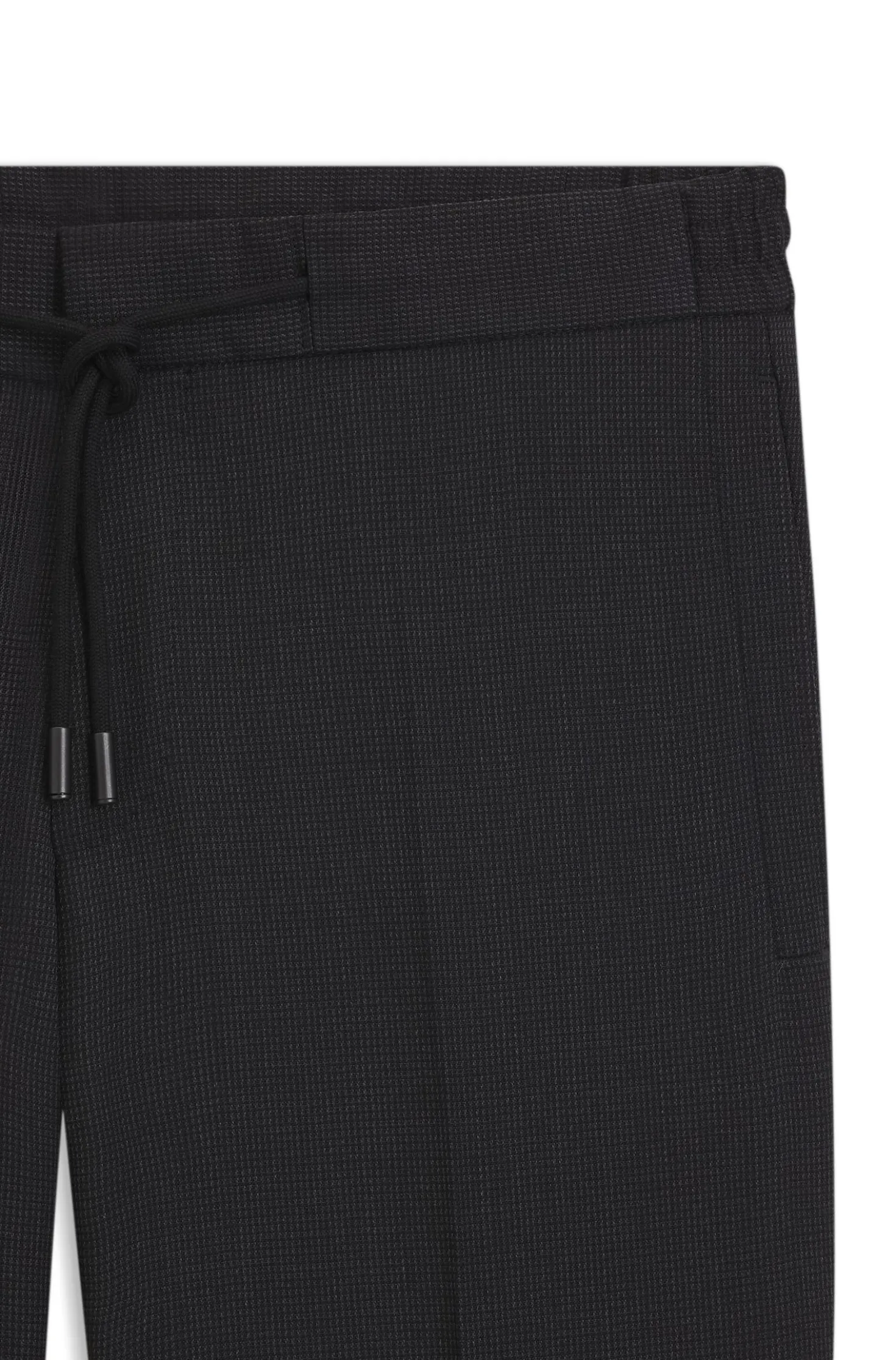 Slim-Fit Hose aus Schurwoll-Mix mit Seide