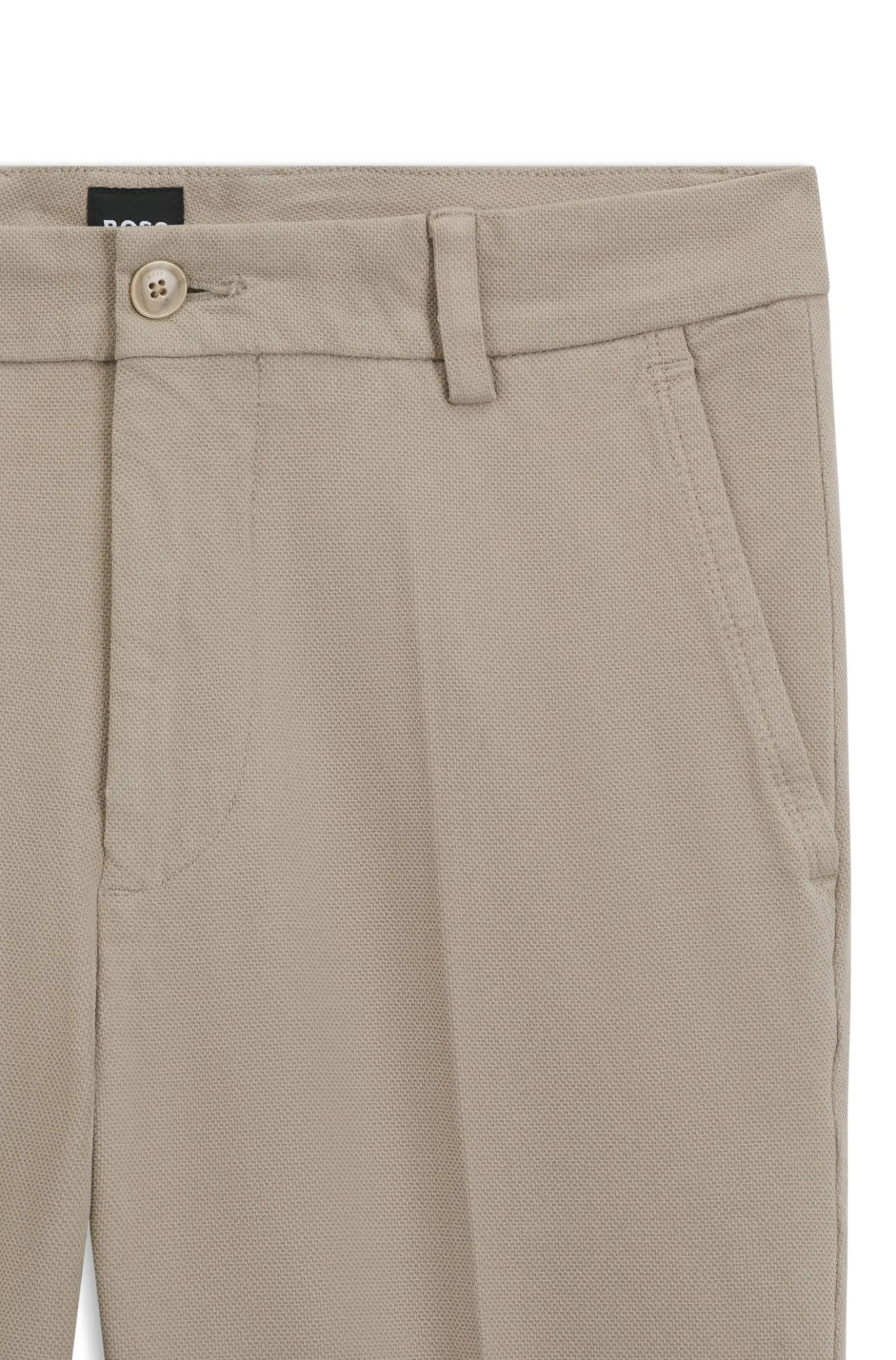 Slim-Fit Hose aus strukturierter Stretch-Baumwolle