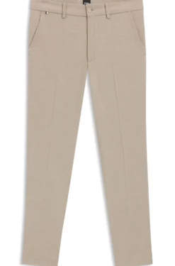 Slim-Fit Hose aus strukturierter Stretch-Baumwolle