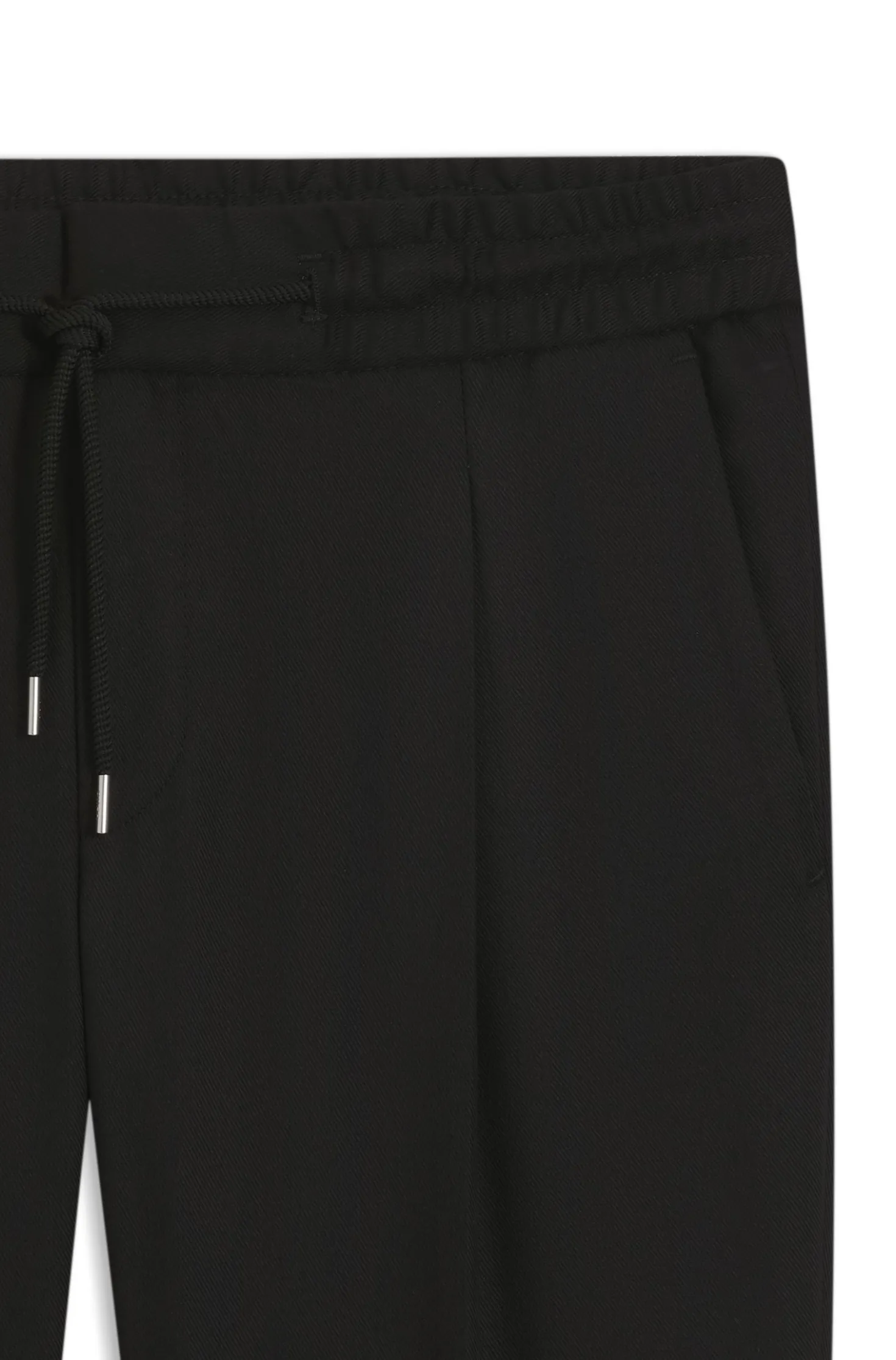 Slim-Fit Hose aus Twill mit Tunnelzugbund