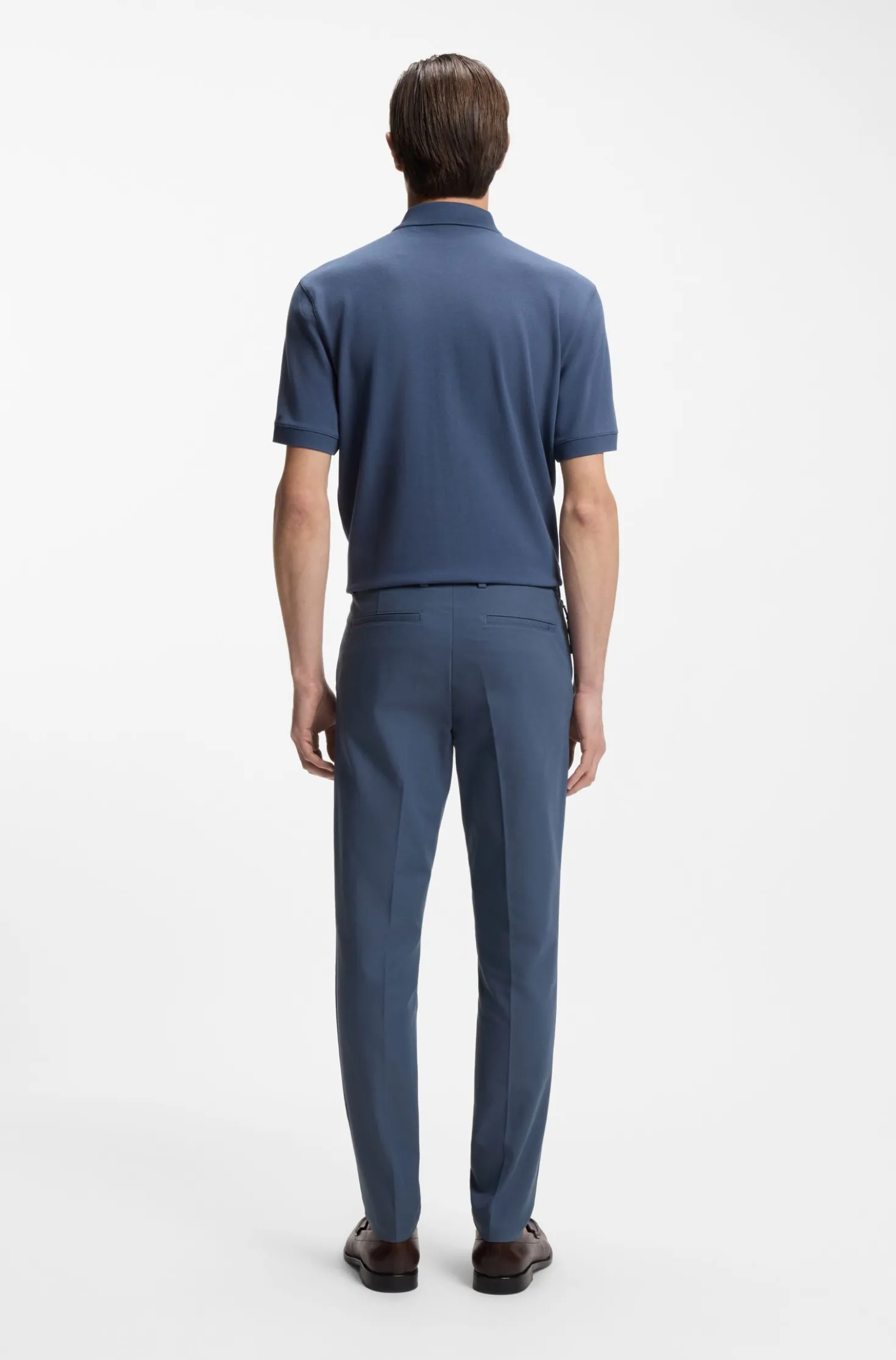 Slim-Fit Hose aus Vier-Wege-Stretch-Gewebe