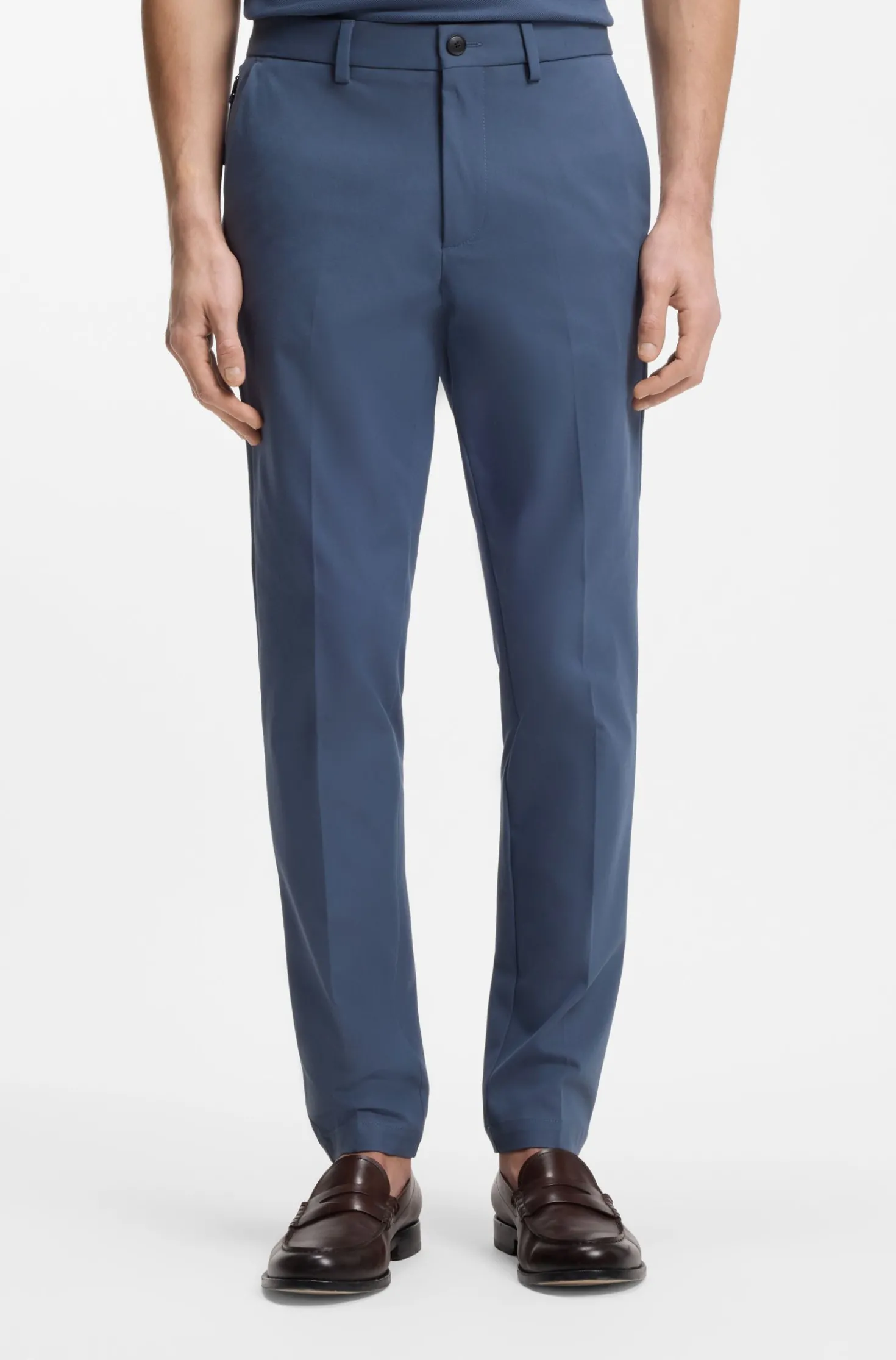 Slim-Fit Hose aus Vier-Wege-Stretch-Gewebe