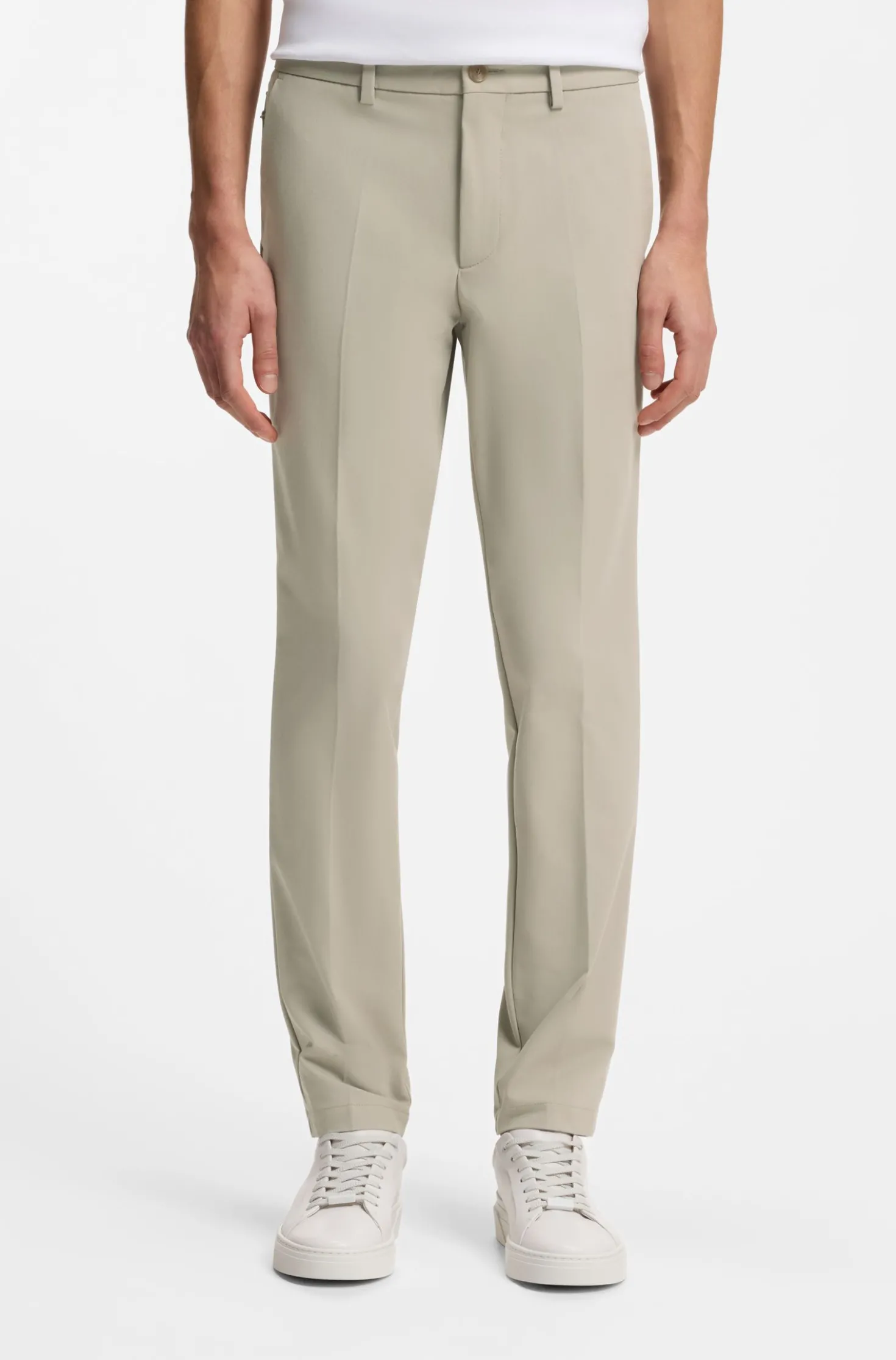 Slim-Fit Hose aus Vier-Wege-Stretch-Gewebe