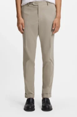 Slim-Fit Hose aus waschbarer Stretch-Baumwolle