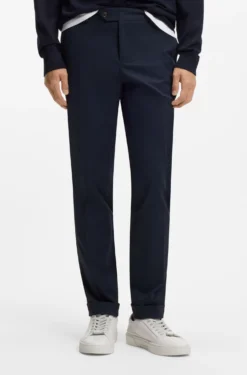 Slim-Fit Hose aus waschbarer Stretch-Baumwolle
