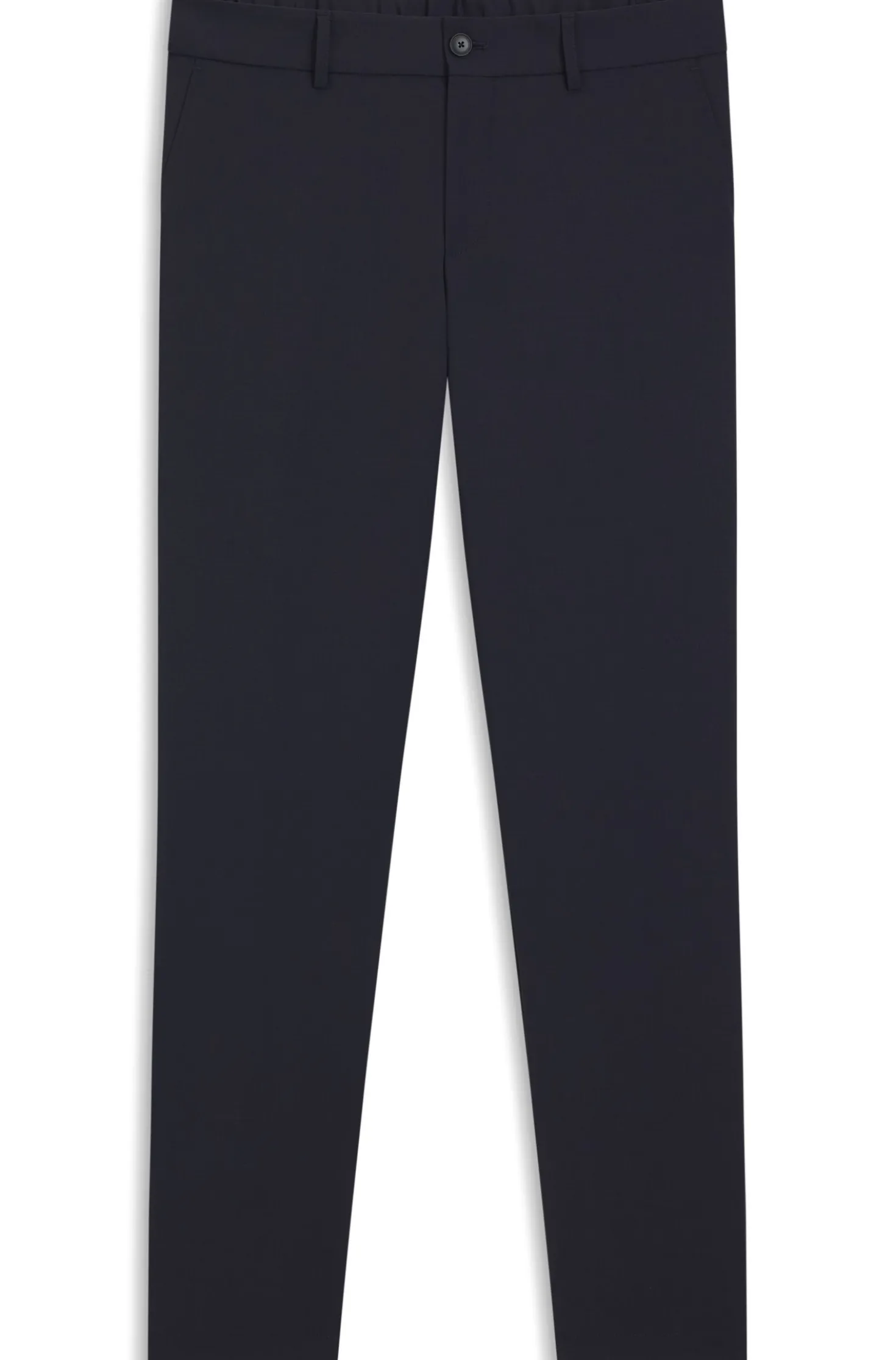 Slim-Fit Hose aus waschmaschinenfestem funktionalem Stretch-Gewebe