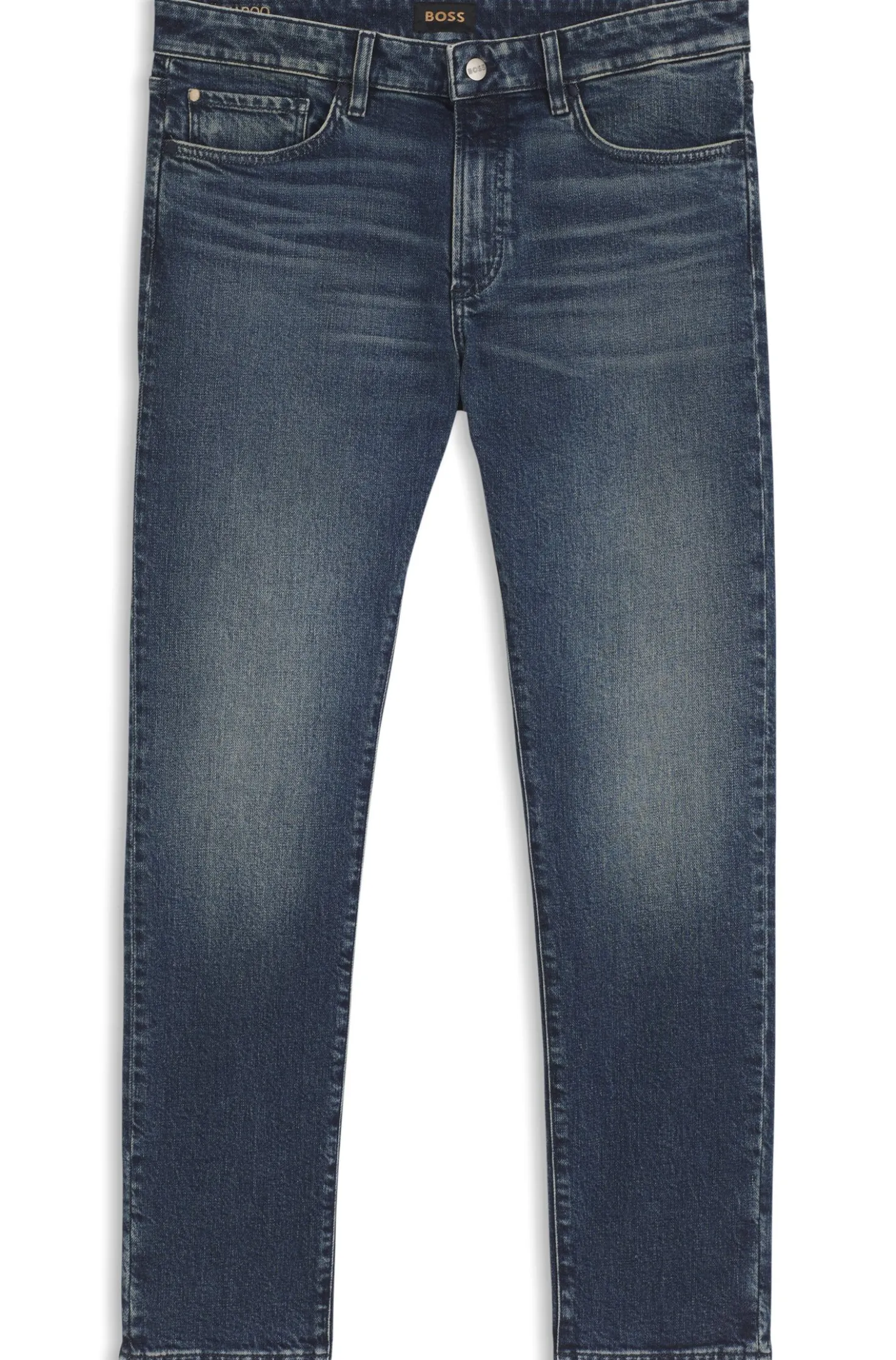 Slim-Fit Jeans aus italienischem Comfort-Stretch-Denim