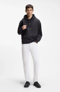 Slim-Fit Jeans aus weißem Stretch-Denim