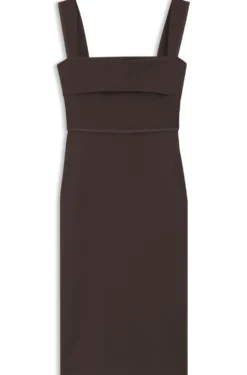 Slim-Fit Jersey-Kleid mit Lagen-Detail