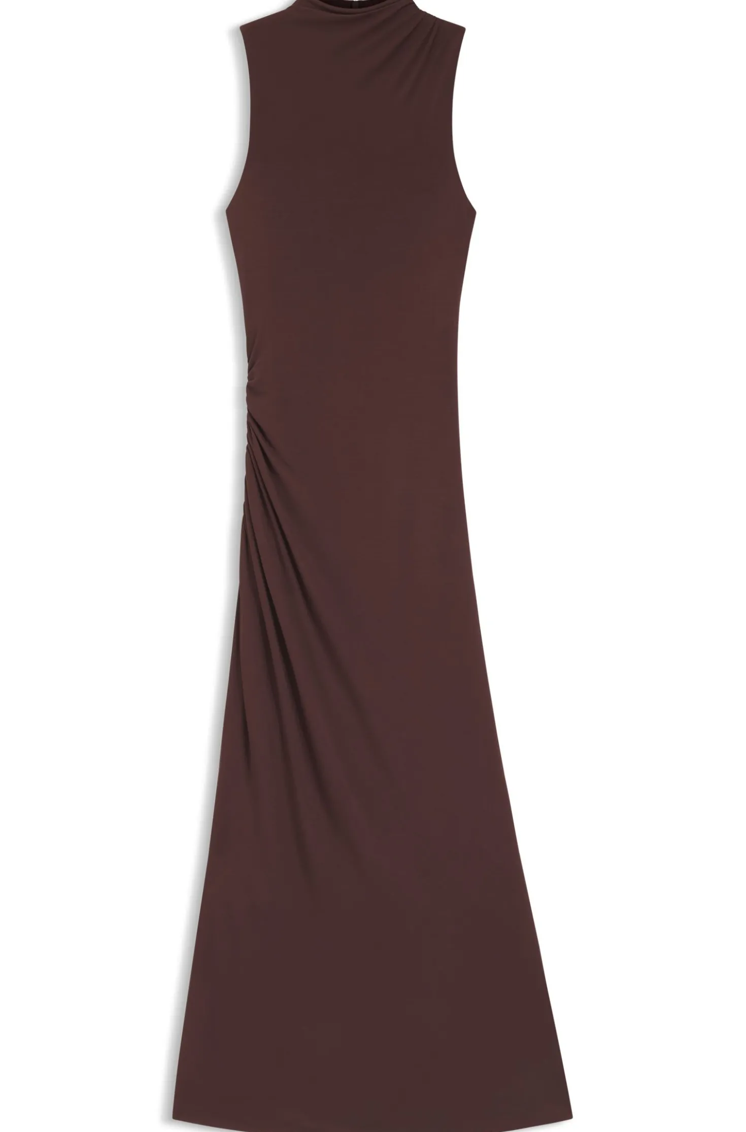 Slim-Fit Jersey-Kleid mit Raffungen