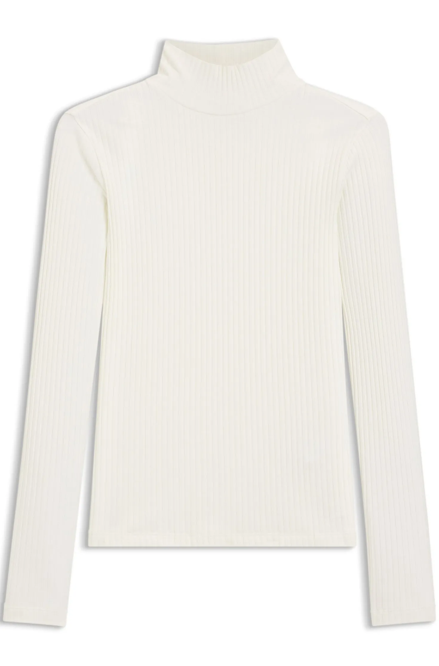 Slim-Fit Longsleeve aus Stretch-Baumwolle mit Logo-Print