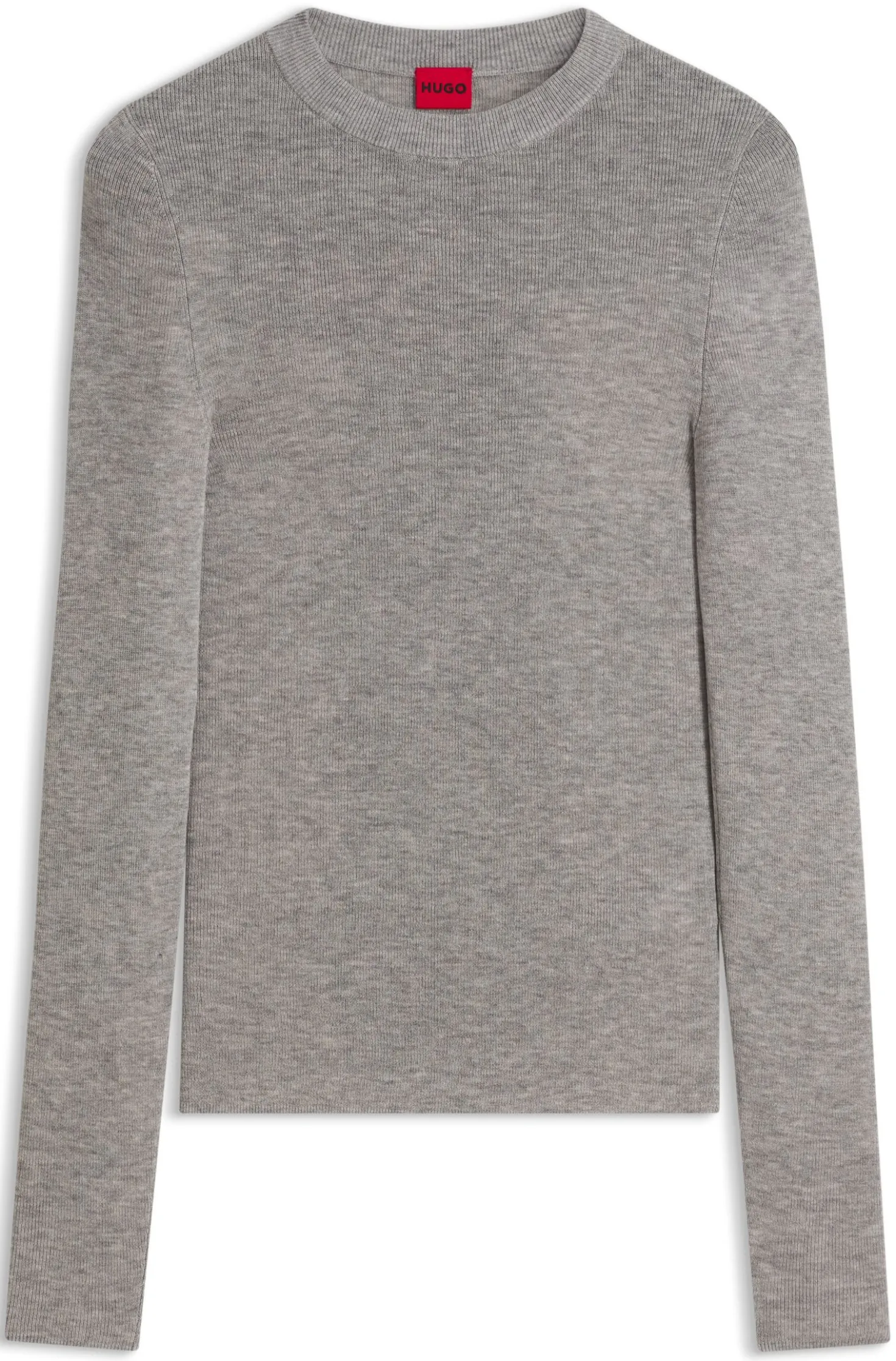 Slim-Fit Pullover aus Woll-Mix mit Kaschmir