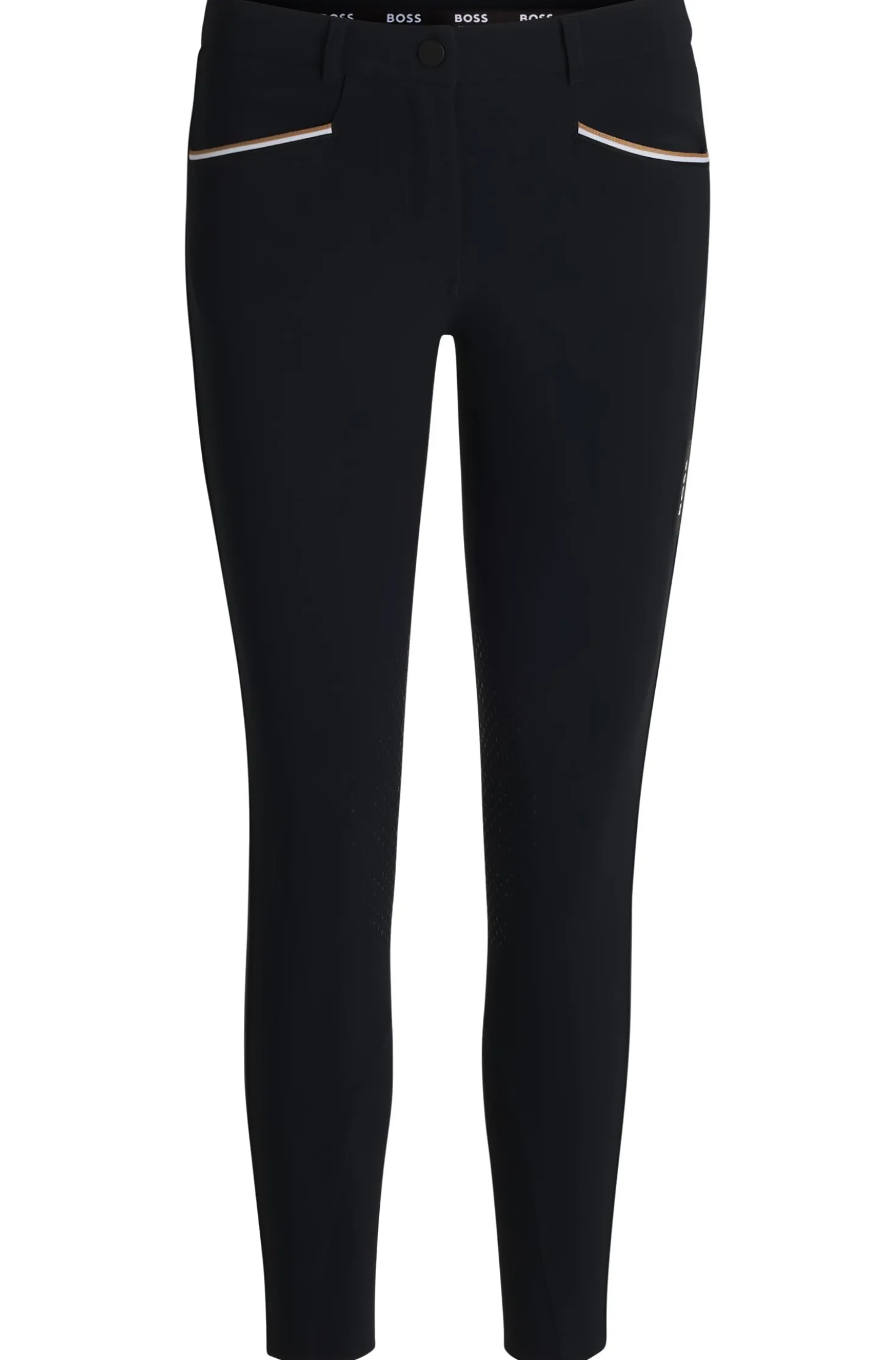 Slim-Fit Reithose mit Kniebesatz