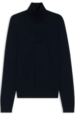 Slim-Fit Rollkragenpullover aus extrafeiner Merinowolle