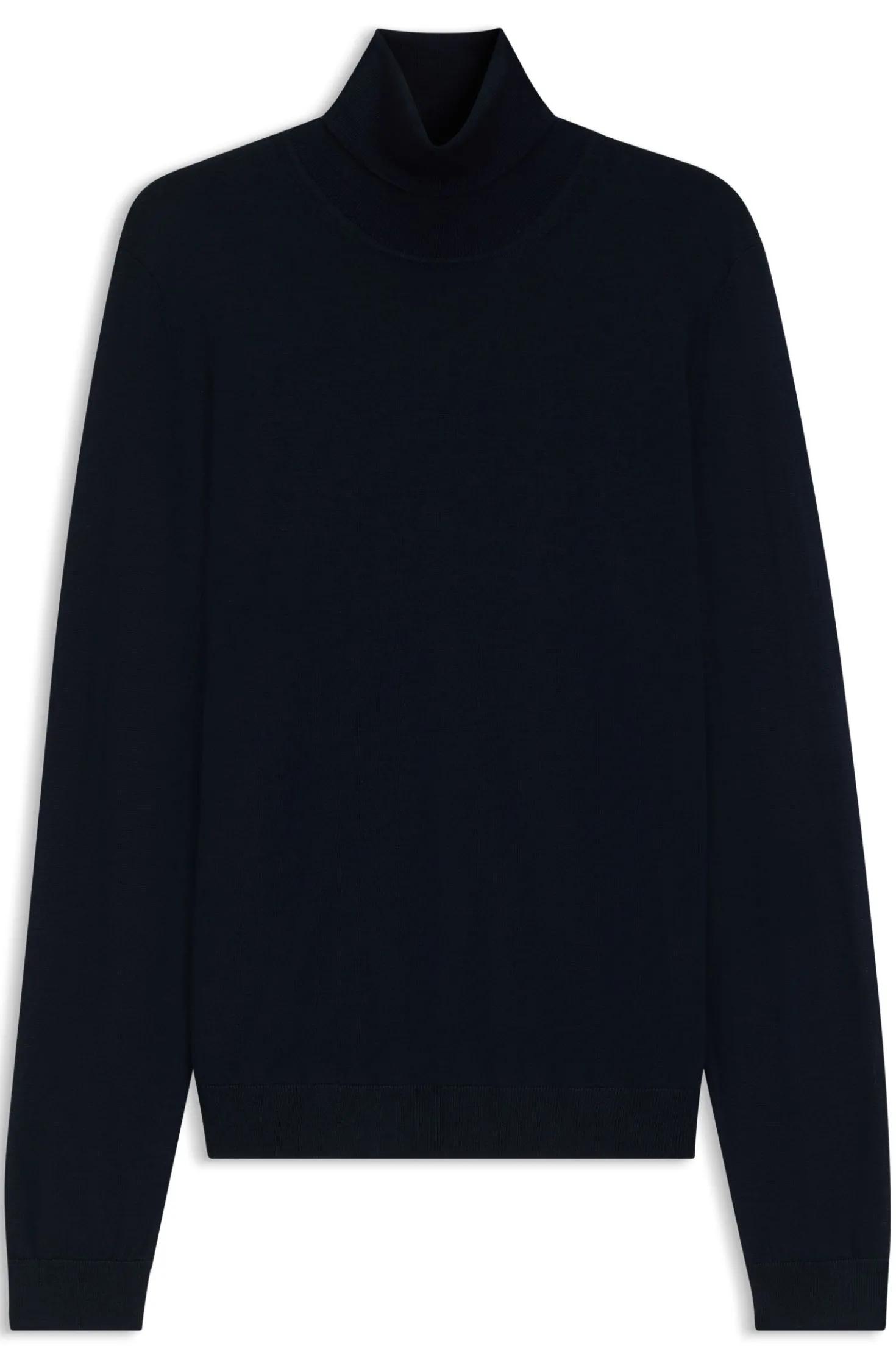Slim-Fit Rollkragenpullover aus extrafeiner Merinowolle