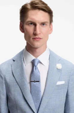 Slim-Fit Sakko aus fein gemustertem Gewebe