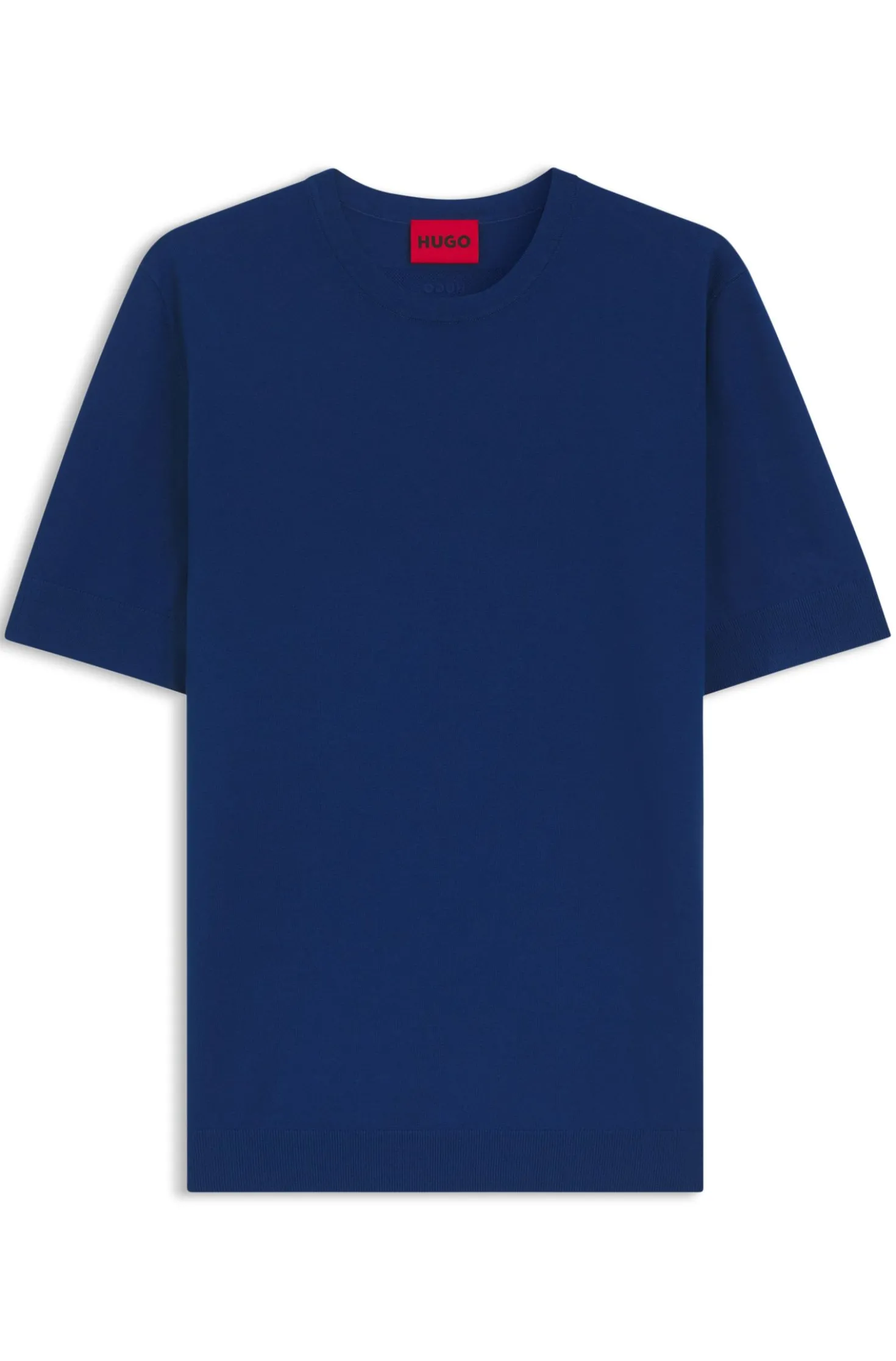 Slim-Fit Strick-T-Shirt