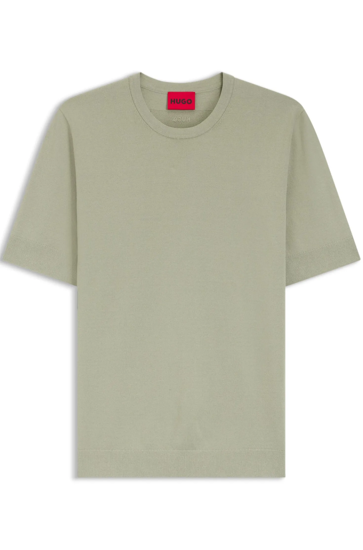 Slim-Fit Strick-T-Shirt