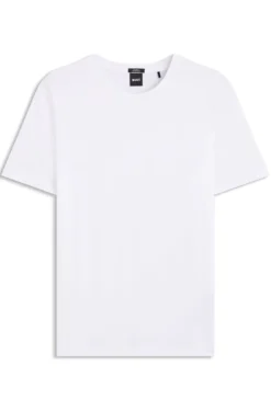 Slim-Fit T-Shirt aus merzerisierter Baumwolle
