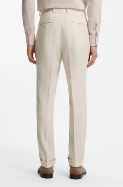 Slim-Fit Zweiteiler aus Baumwolle und Schurwolle