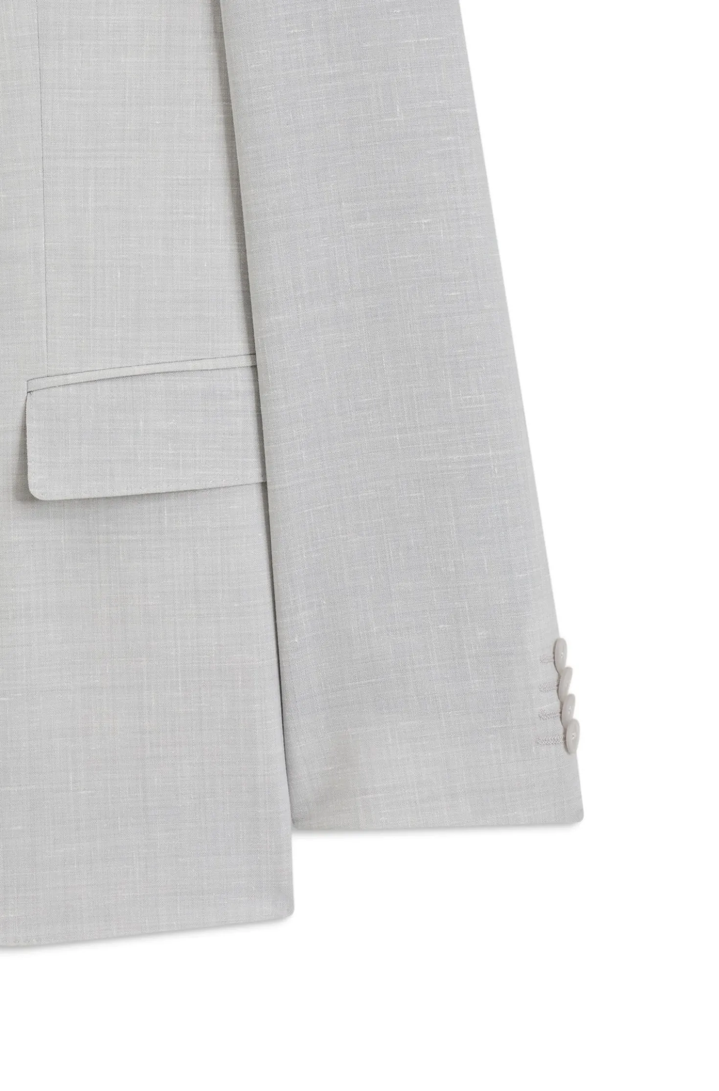 Slim-Fit Zweiteiler aus fein gemustertem Gewebe