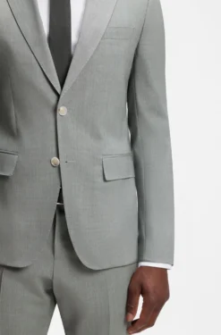Slim-Fit Zweiteiler aus Schurwolle