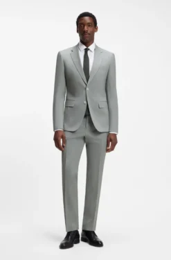 Slim-Fit Zweiteiler aus Schurwolle