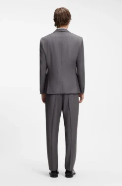 Slim-Fit Zweiteiler aus Schurwolle