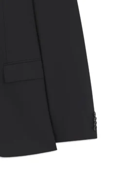 Slim-Fit Zweiteiler aus Stretch-Wolle