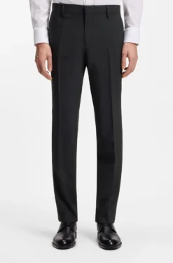 Slim-Fit Zweiteiler aus Stretch-Wolle