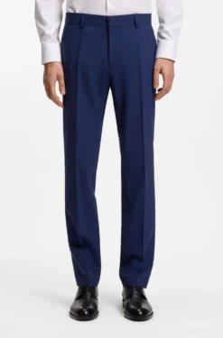 Slim-Fit Zweiteiler aus Stretch-Wolle