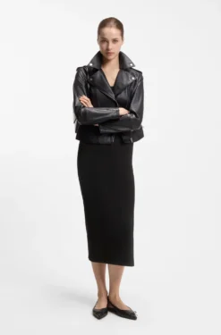 Slingbacks aus Nappaleder mit Schleife