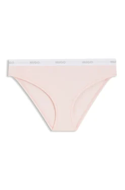 Slips aus Stretch-Baumwolle mit wiederholtem Logo