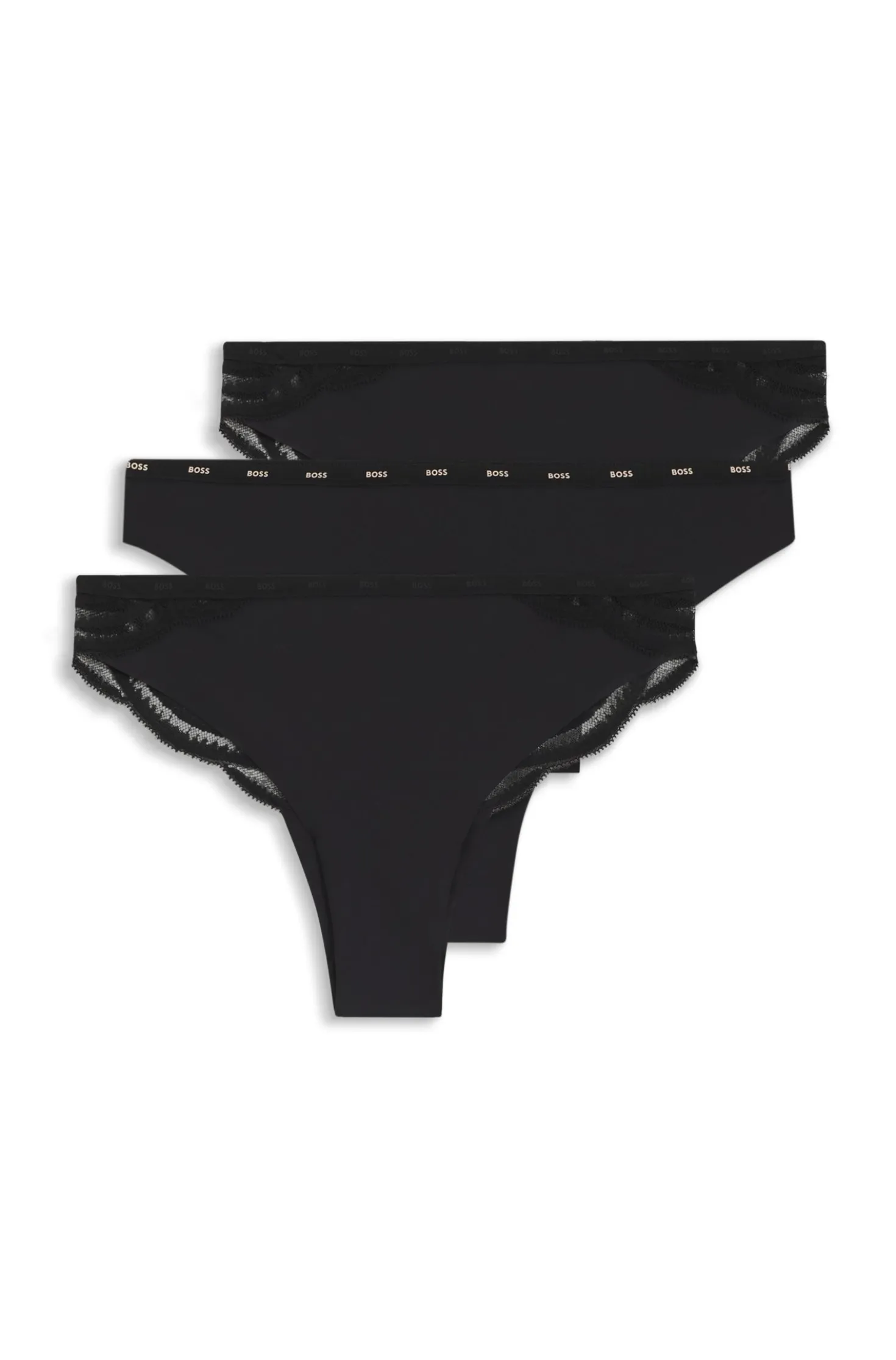 Slips aus supersoftem Material im Dreierpack mit nicht abzeichnendem Schnitt