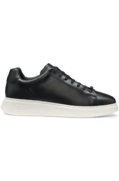 Sneakers aus Leder mit Gummisohlen