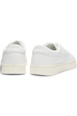 Sneakers aus Nappaleder mit goldfarbenem Logo