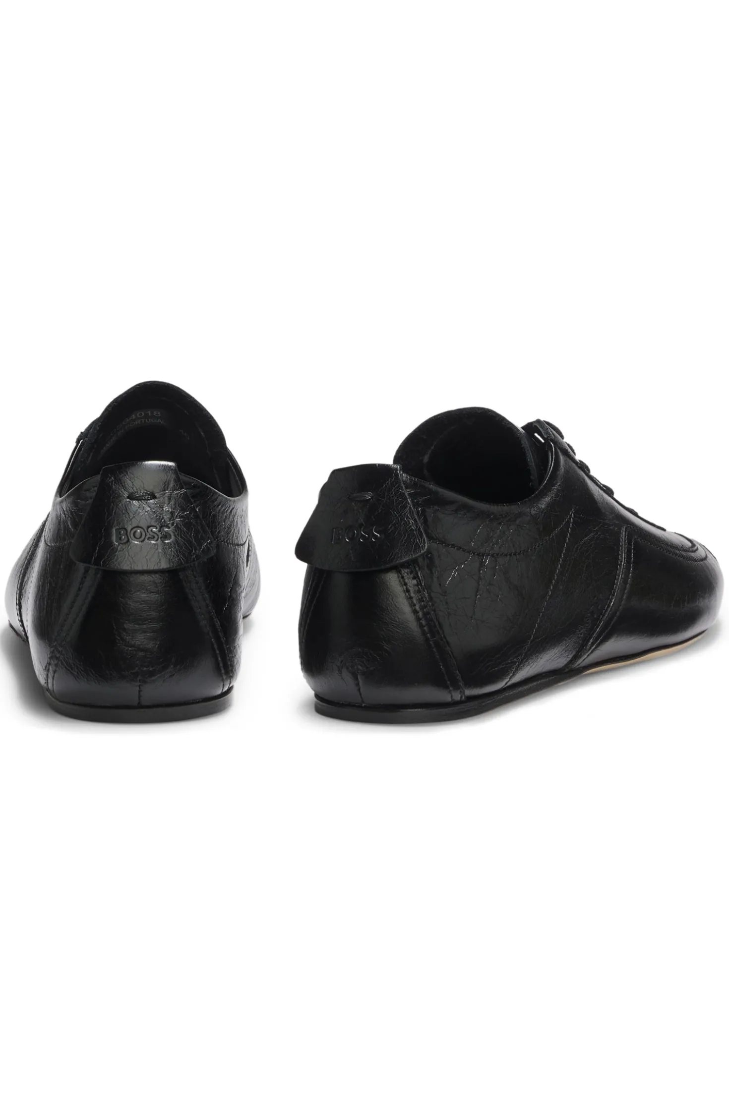 Sneakers aus Nappaleder mit geprägtem Logo