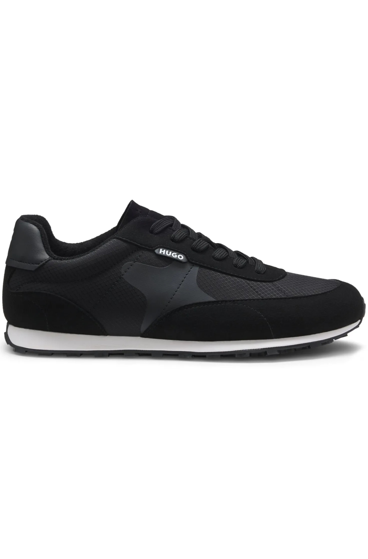 Sneakers aus Ripstop mit Schnürung und EVA-Gummisohle