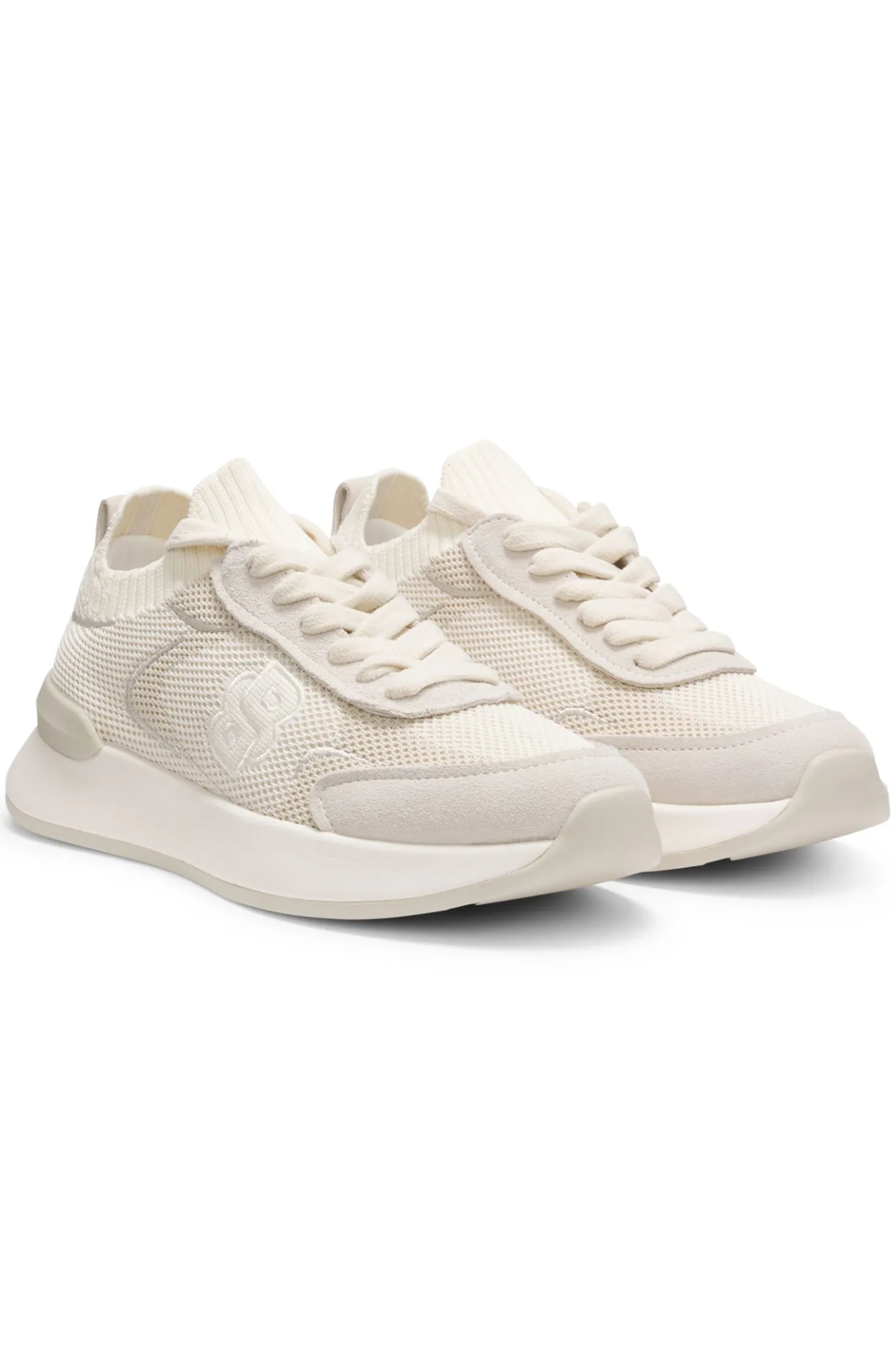 Sneakers aus Strick mit Double-B-Monogramm