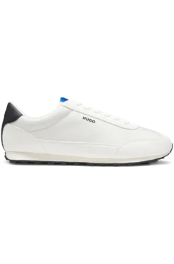 Sneakers aus strukturiertem Gewebe mit Stern-Detail