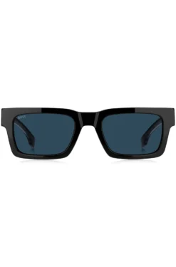 Sonnenbrille aus schwarzem Acetat mit Double-B-Monogramm