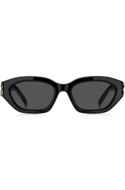 Sonnenbrille aus schwarzem Acetat mit Double-B-Monogramm